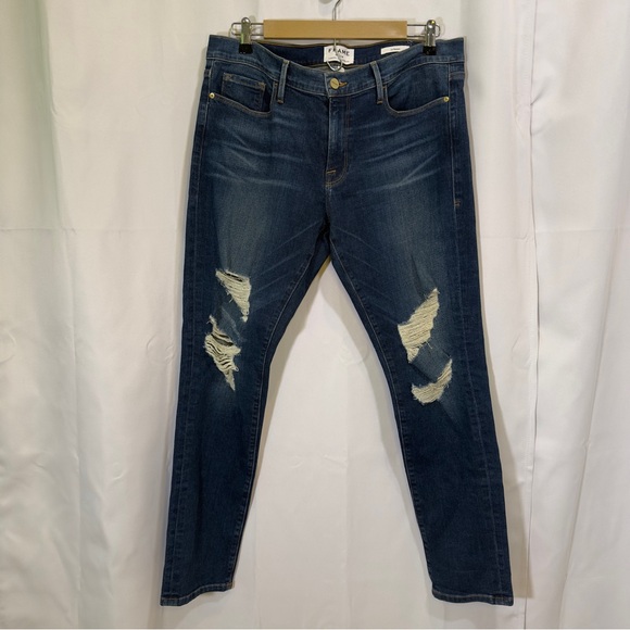Frame Denim Denim - Frame Denim Le Garcon Blue Jeans